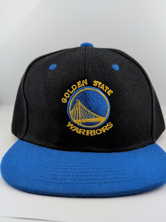 Other - Golden State Warriors Black & Royal Blue Snapback Hat